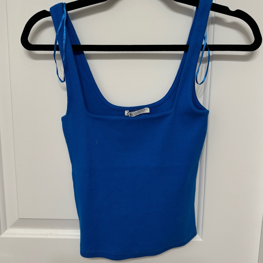 ZARA Bright Blue Small Tank Top